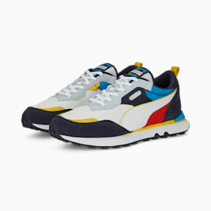 Rider FV "Future Vintage" Unisex Sneakers, New Navy-PUMA White